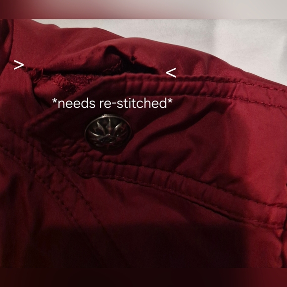 Harley-Davidson Maroon Embroidered Jacket Women's Medium - Picture 13 of 14